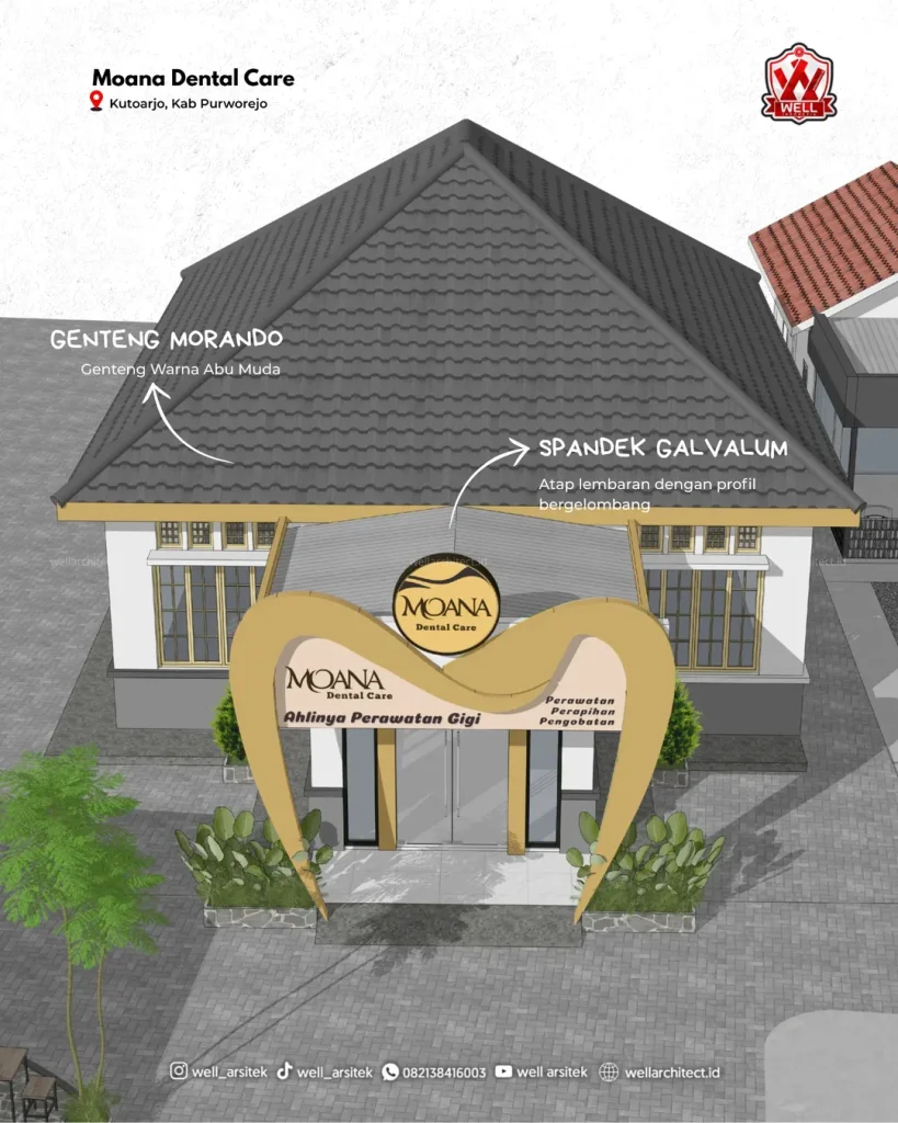 Desain Klinik Gigi Moana Dental Carefor More Infowhatsapp 62 821 3841 6003Website Wellarch 2