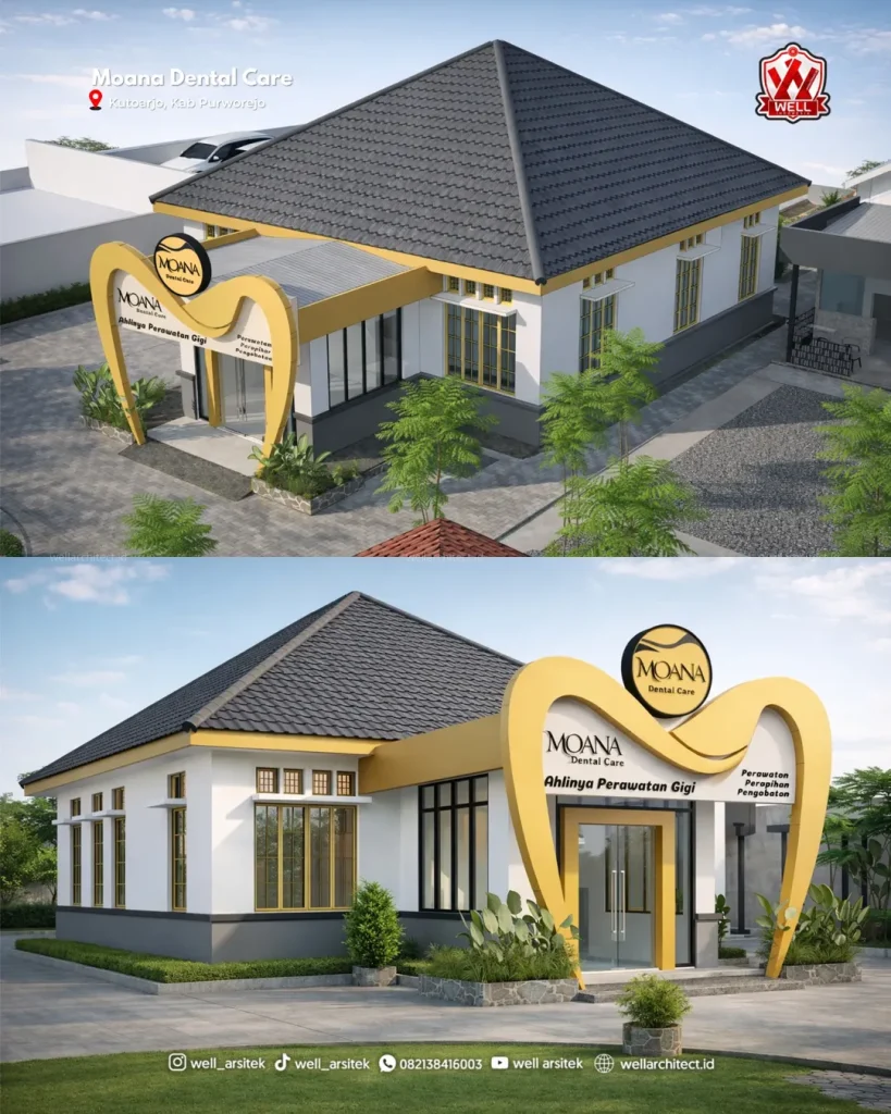 Desain Klinik Gigi Moana Dental Carefor More Infowhatsapp 62 821 3841 6003Website Wellarch 5
