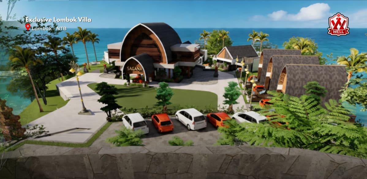 Desain Exclusive Lombok Villa Modern Tropis | Well Architect