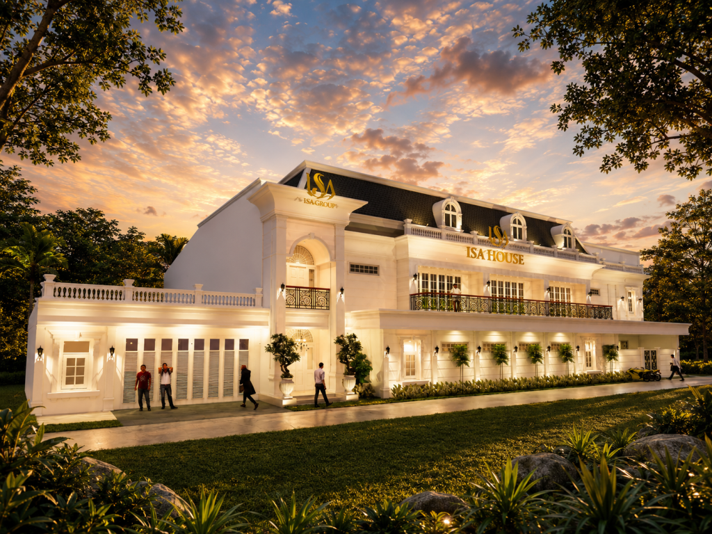 Desain Rumah Classic French (Neoklasikal) – Isa House 5 Fasad Rumah Classic French Dengan Arsitektur Neoklasikal Elegan 5