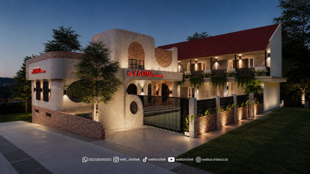Desain Eksterior Homestay Modern 4