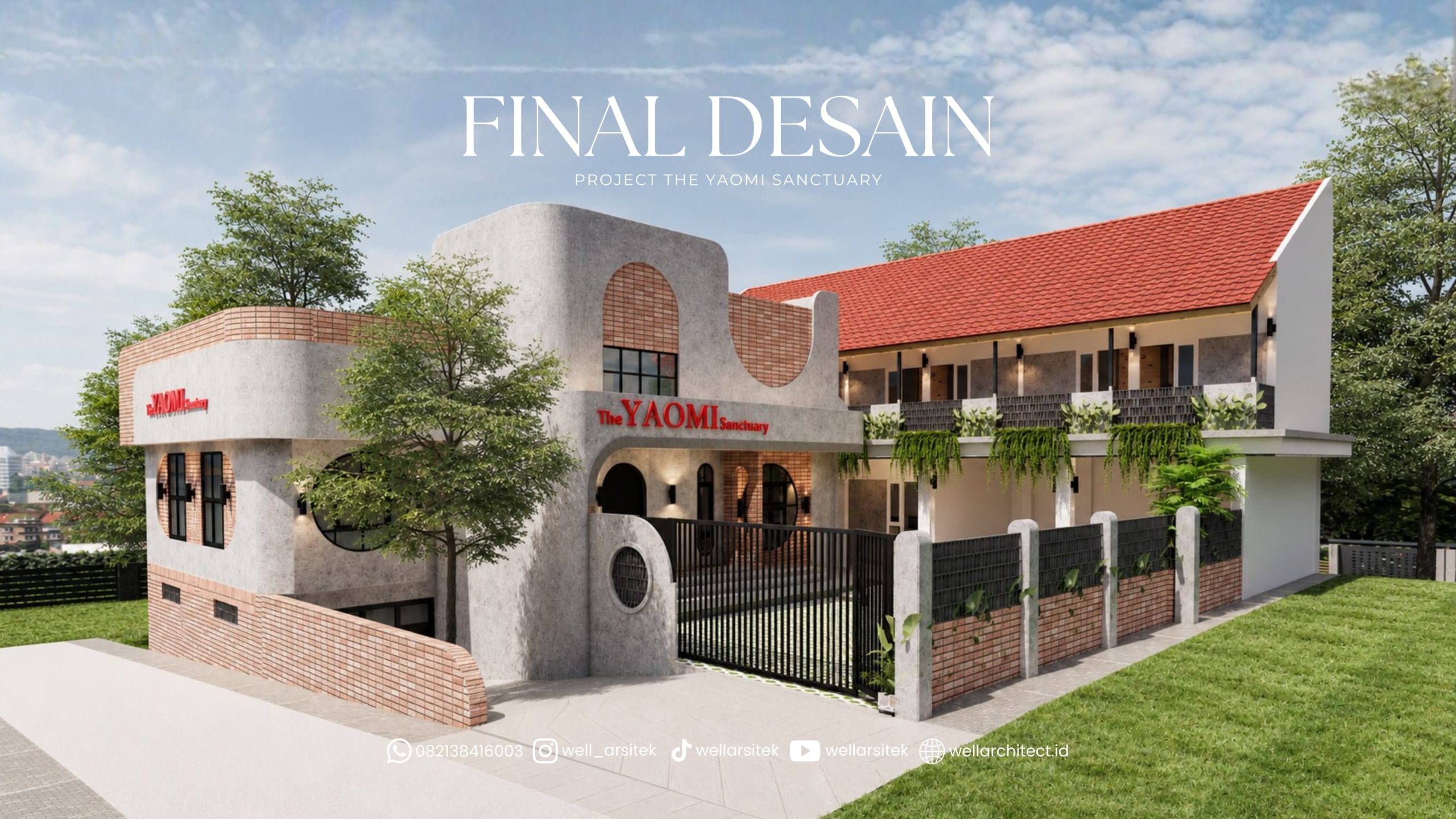 Desain Homestay Modern Tropis 1 Scaled