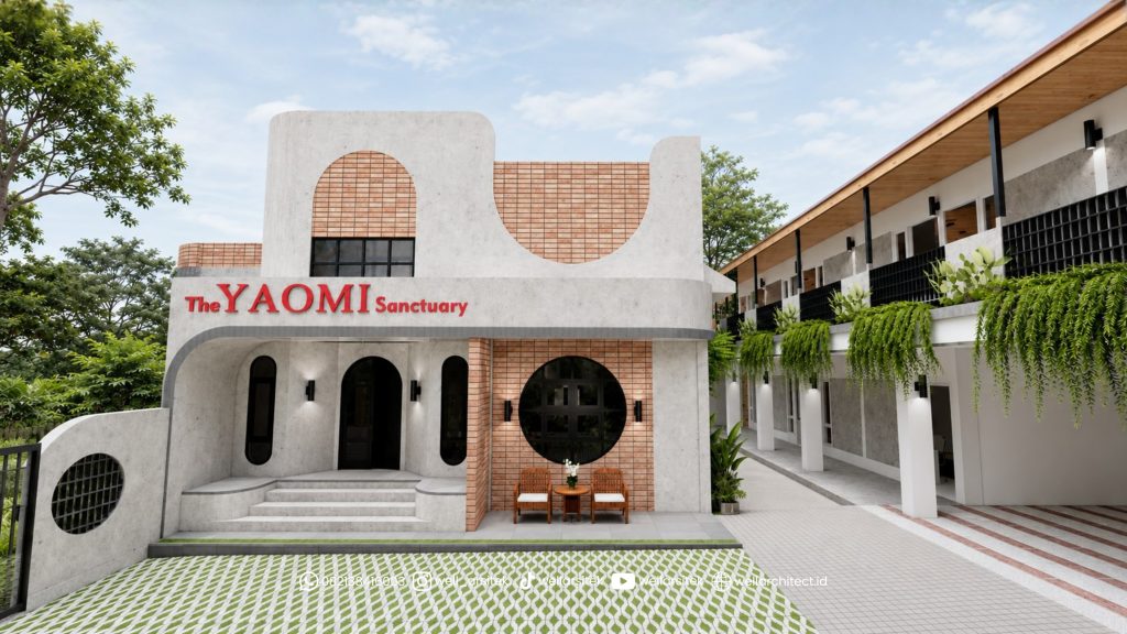 Desain Homestay Modern Tropis 3