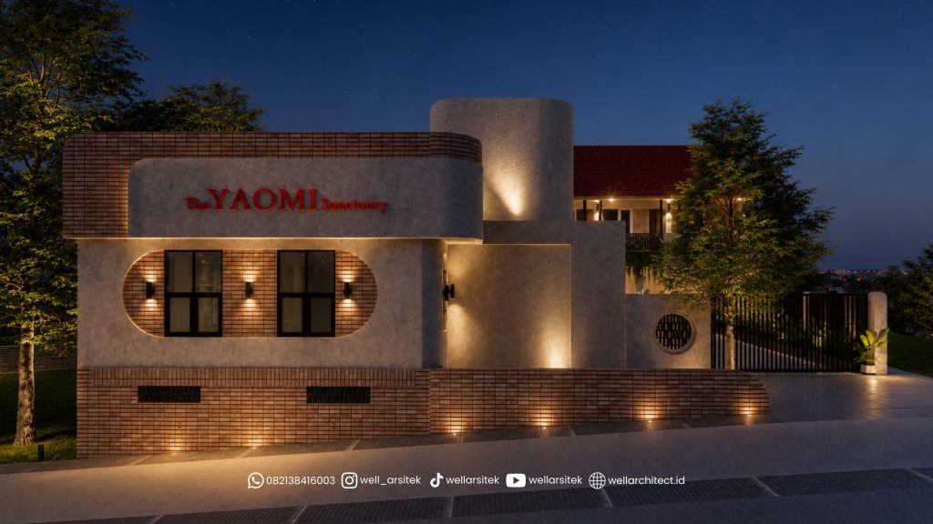 Desain Homestay Modern Tropis 4