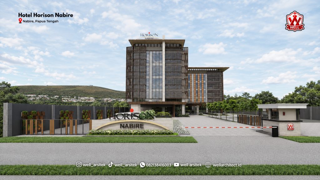 Journal 4 Desain Fasad Hotel Horison Carmel Nabire Dengan Sentuhan Budaya Papua